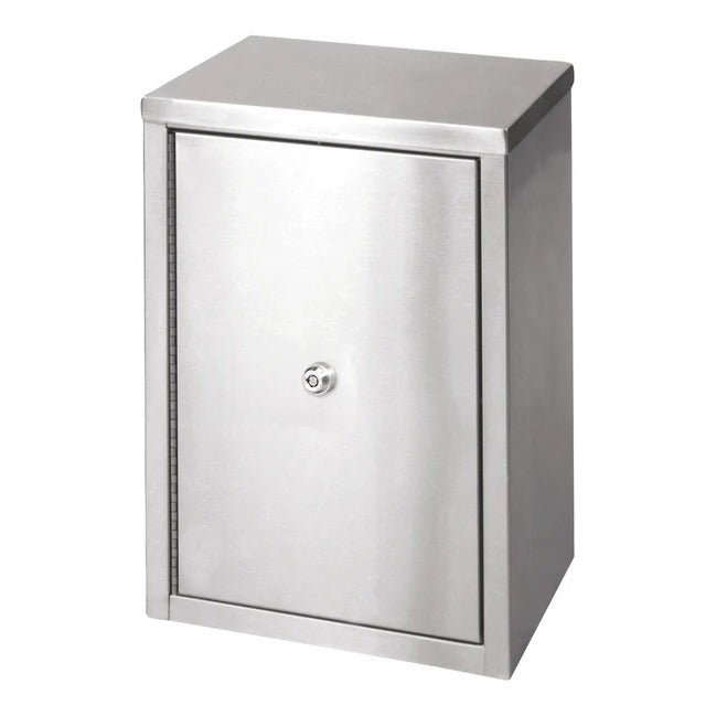 Omnimed Stainless Steel Cabinet, 11" Wide, Silver - 8"