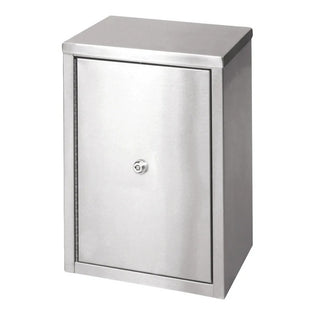 Omnimed Stainless Steel Cabinet, 11" Wide, Silver - 8"