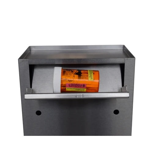 Omnimed 181750 Stainless Steel Drop Box, 10" Wide, Silver - Default Title