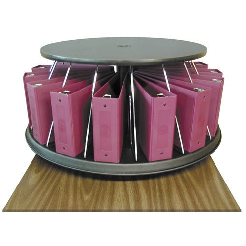 Omnimed Steel Countertop Carousel, 36" x 36", Black - photo 2