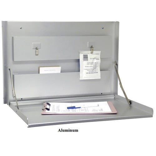 Omnimed Wall Desk, 20 3/4" Wide - Aluminum