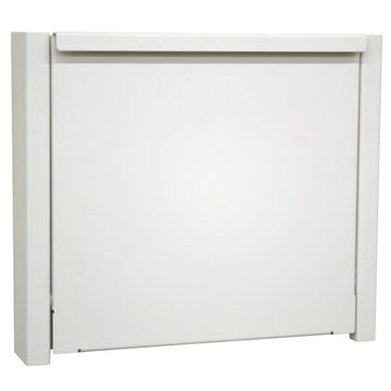 Omnimed 291508 Powder Coated Steel Wall Desk, 14" Wide, White - Default Title