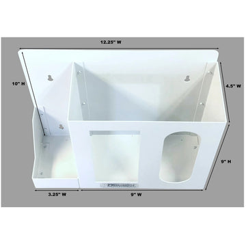 Omnimed 304001 Steel Station, 4 1/2" x 12 1/4", White - Default Title