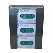Omnimed Stainless Steel Dispenser, Silver - 3 Boxes