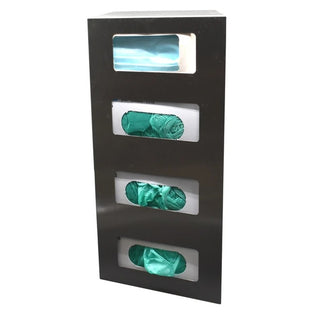Omnimed 305371 Stainless Steel Dispenser, 3 Boxes, Silver - Default Title