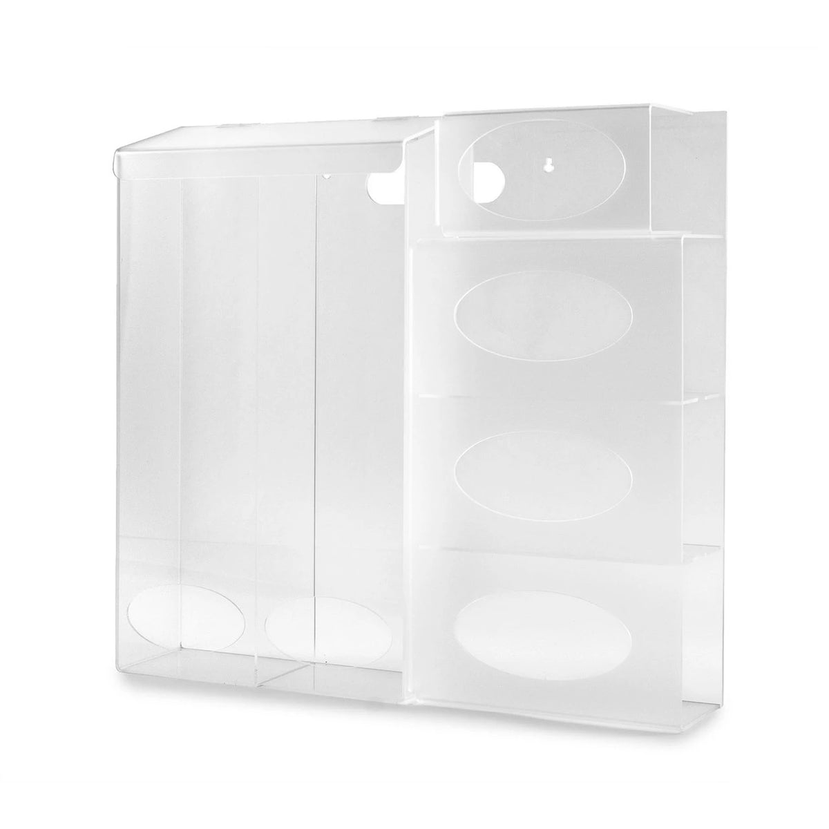 Omnimed 307006 Acrylic Isolation Organizer, 4 Boxes, Clear - Default Title