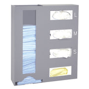 Omnimed Steel Isolation Station, 4 Boxes, Gray - photo 2