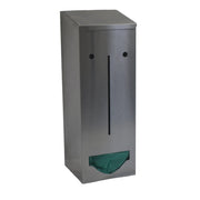Omnimed Stainless Steel PPE Dispenser, 17" High, Silver - 6"