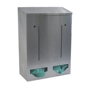 Omnimed Stainless Steel PPE Dispenser, 17" High, Silver - 12"