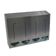 Omnimed Stainless Steel PPE Dispenser, 17" High, Silver - 24"