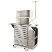 Harloff 6025 Stainless Steel Cart, 21" x 38 - 44" - Default Title