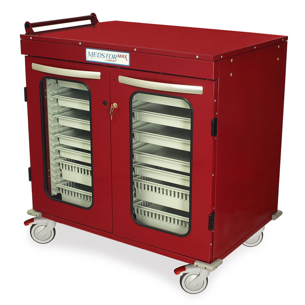 Harloff MSPM42-00GK Steel Medical Storage Cabinet, 29 1/4" x 40 1/8" - photo 4