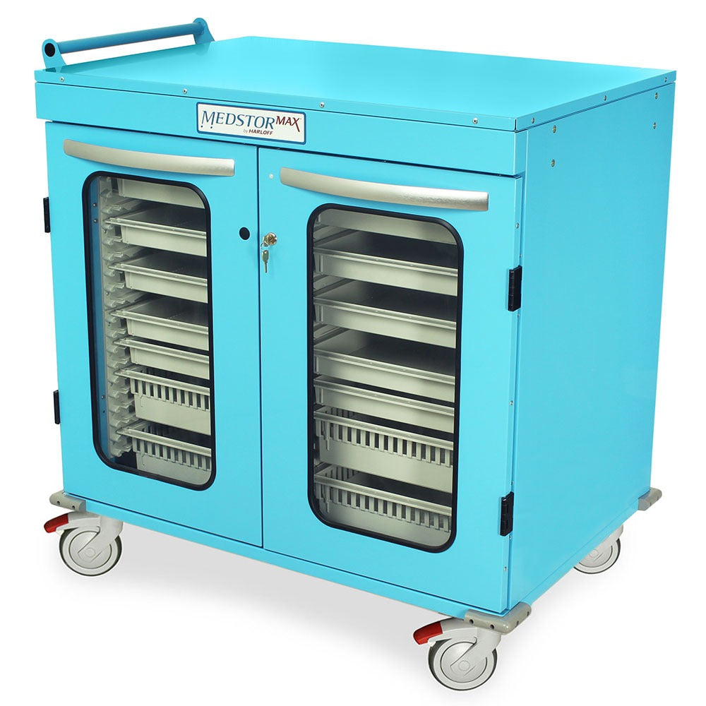Harloff MSPM42-00GK Steel Medical Storage Cabinet, 29 1/4" x 40 1/8" - photo 5