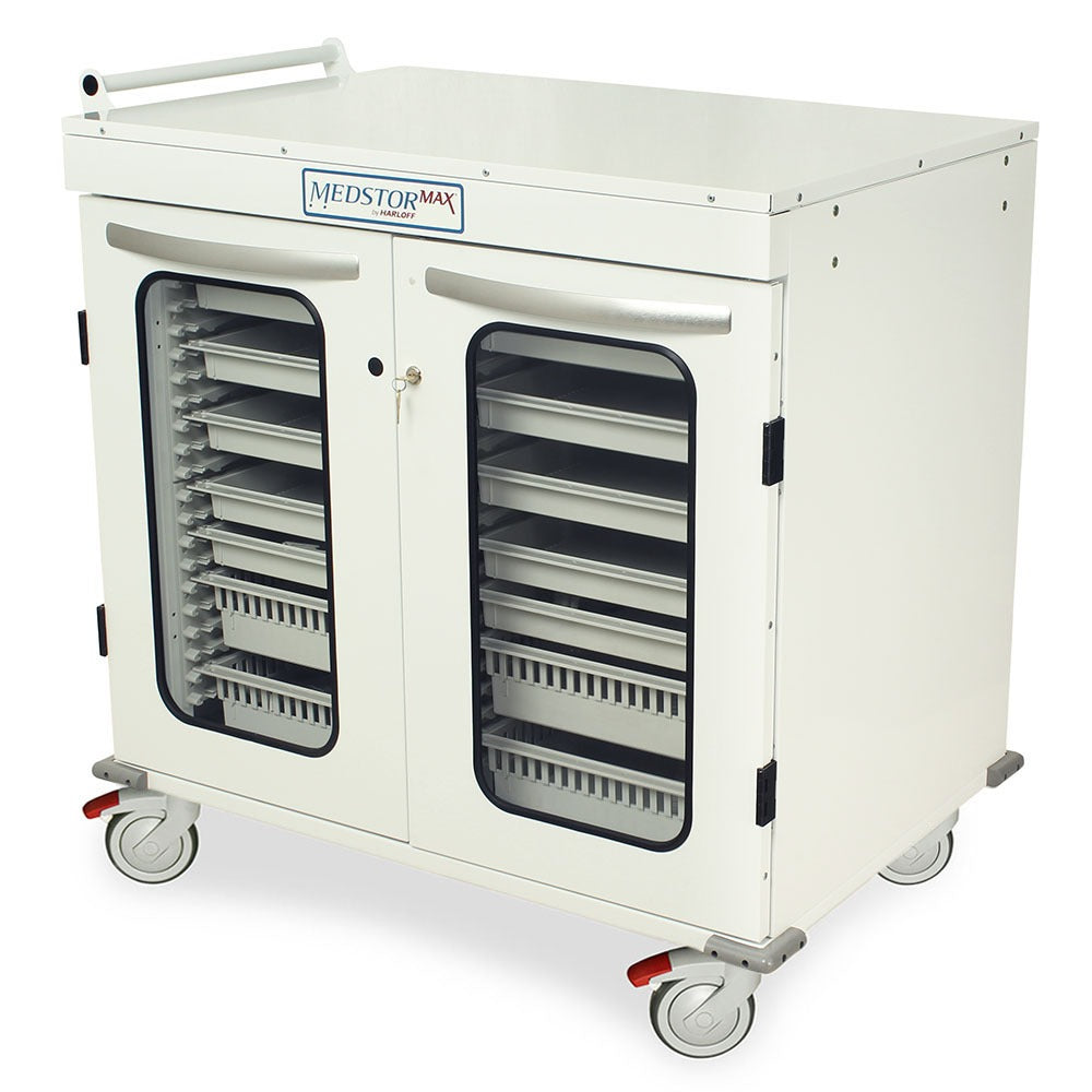Harloff MSPM42-00GK Steel Medical Storage Cabinet, 29 1/4" x 40 1/8" - photo 6