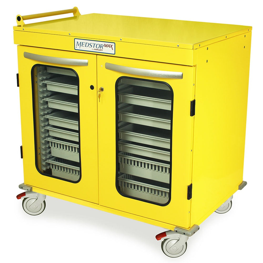 Harloff MSPM42-00GK Steel Medical Storage Cabinet, 29 1/4" x 40 1/8" - photo 7