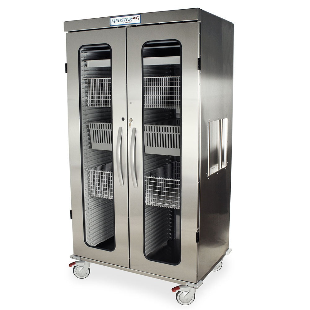 Harloff MSSM82-00GK Stainless Steel Storage Cabinet, 29 5/8" x 42" - Default Title
