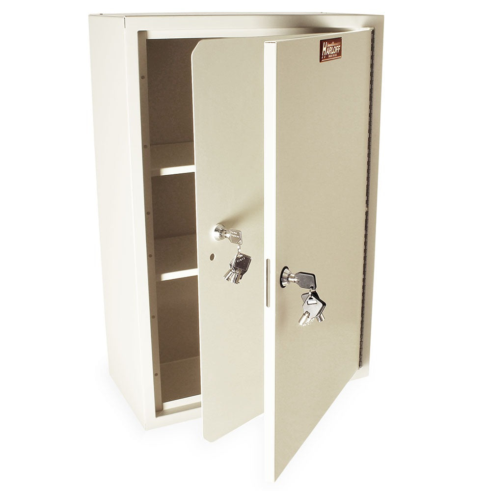 Harloff Steel Cabinet, Beige - 8" x 16" x 24"