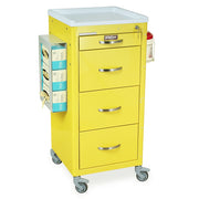 Harloff M3DS1830K04-PPE Powder Coated Steel Medical Cart, 18" x 18" - Default Title