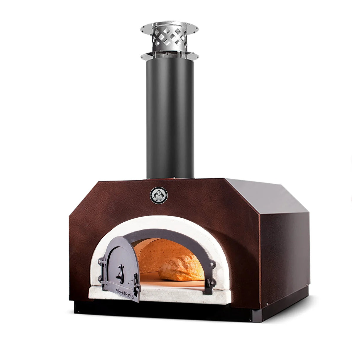 Chicago Brick Oven CBO-O-CT-500 Wood-Fired Pizza Oven, 34 1/4" Wide - Copper