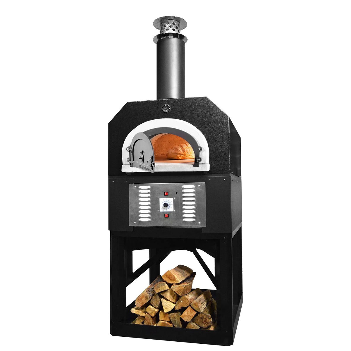 Chicago Brick Oven CBO-O-STD-750-HYB-LP Outdoor Pizza Oven, 35 1/2" Wide - Black
