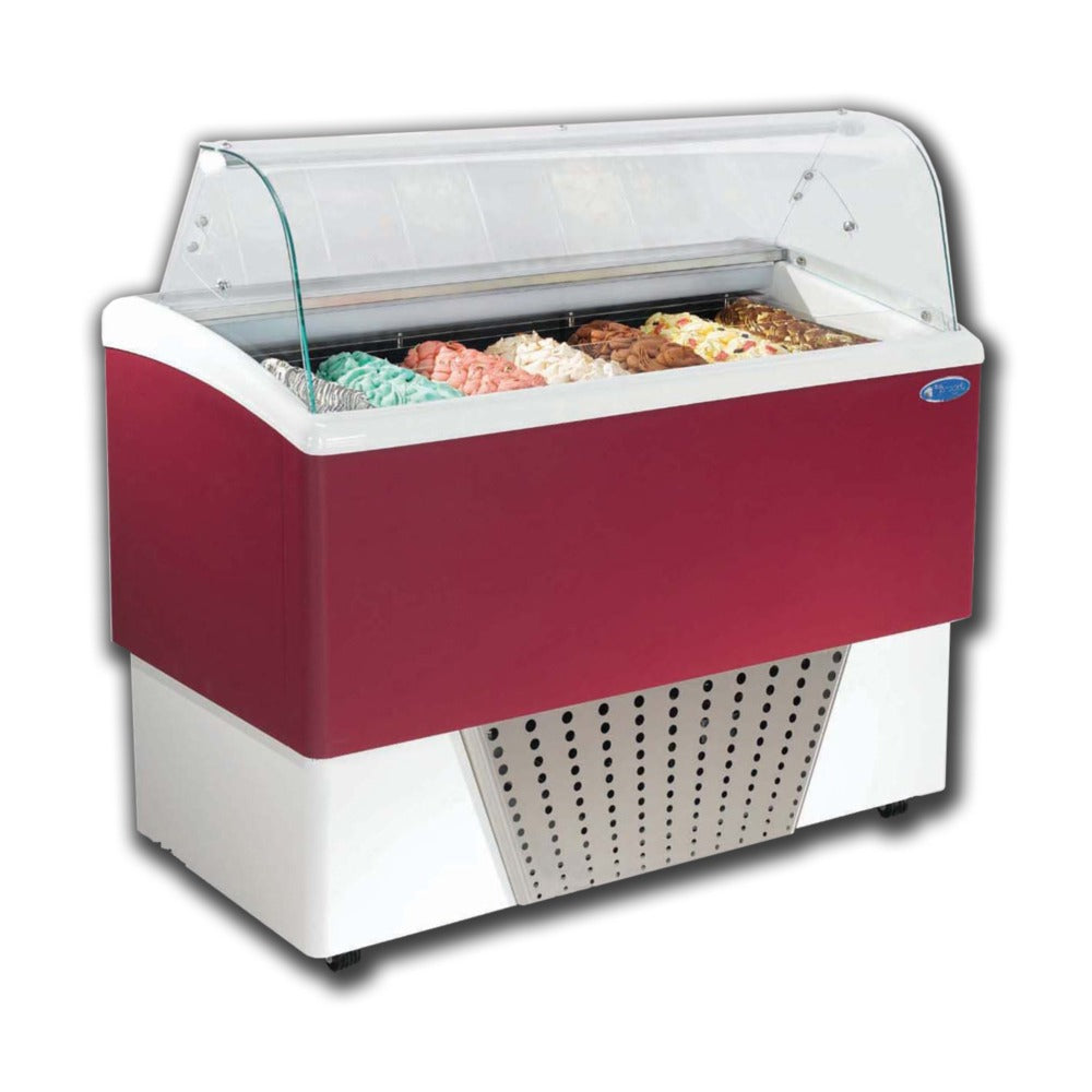 Stoelting by Vollrath CD-BR07-37-WP Gelato Cabinet, 53 1/8" Wide, 115V - Default Title