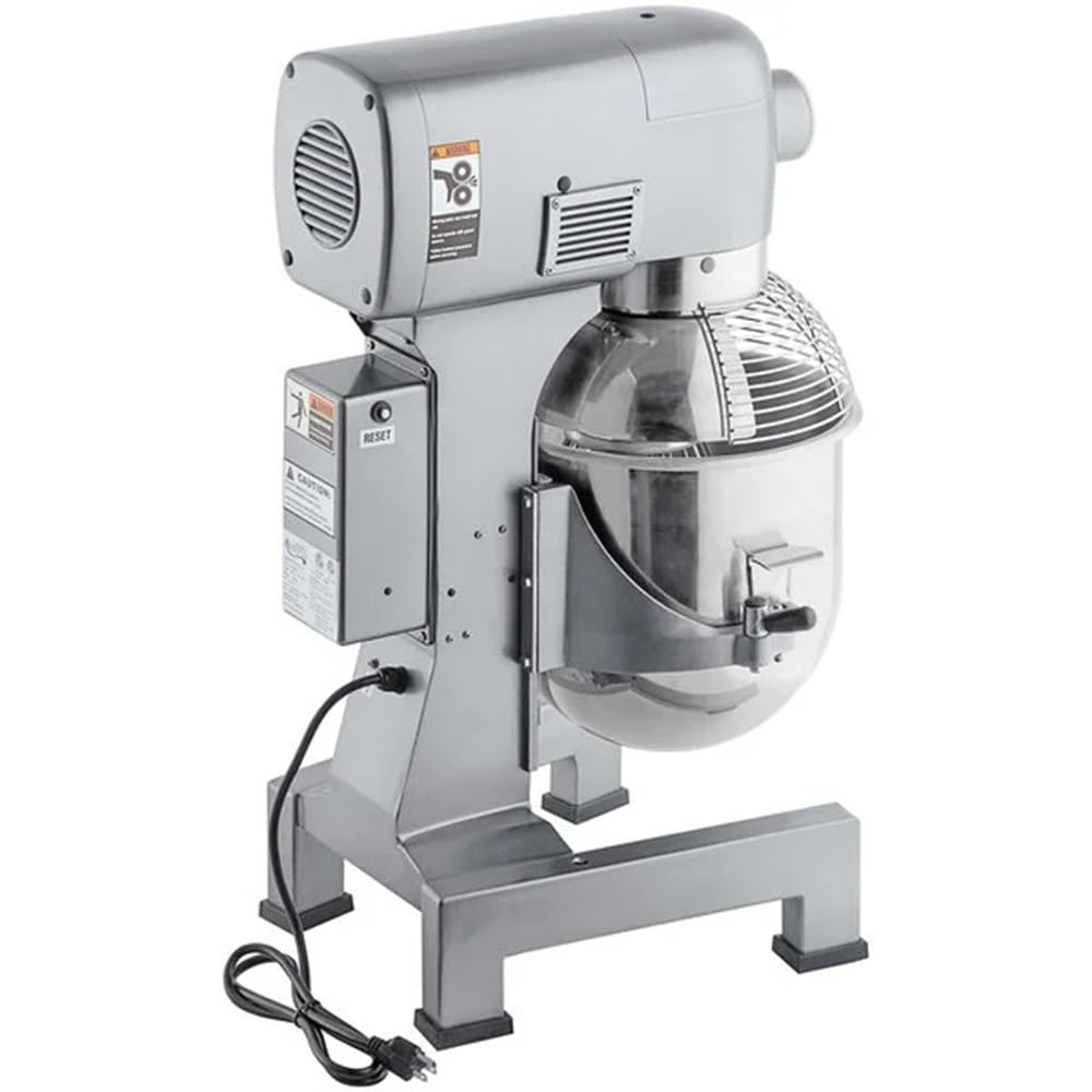 Planetary Stand Mixer, 20 Qt, 1.5 HP, 120V with Guard and Accessories