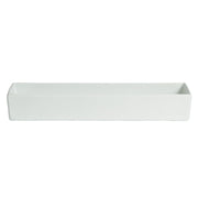 G.E.T. Enterprises Resin-Coated Aluminum Bar Bowl, 10.6 qt. - White
