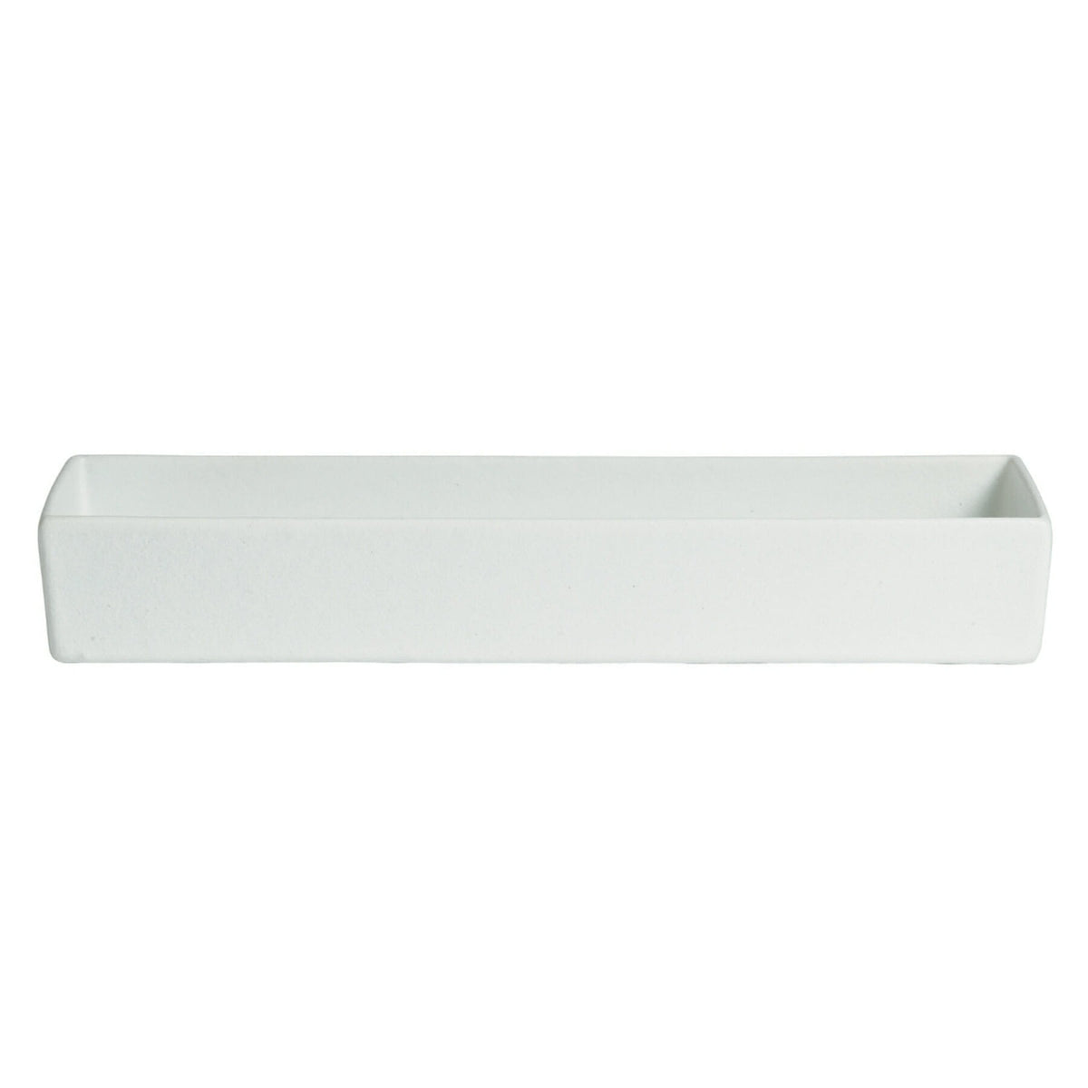 G.E.T. Enterprises Resin-Coated Aluminum Bar Bowl, 10.6 qt. - White