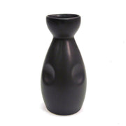 CAC China 666-WP-BLK Japanese Style Stoneware Bottle, 6 oz., Black, 36/Case - Default Title