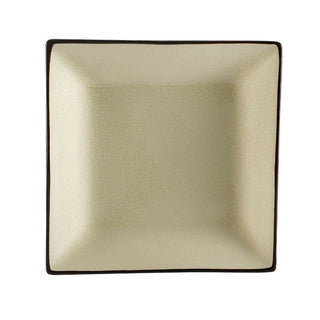 CAC China 6-S16-W Japanese Style Stoneware Plate, 10 1/2" x 10", White, 12/Case - Default Title