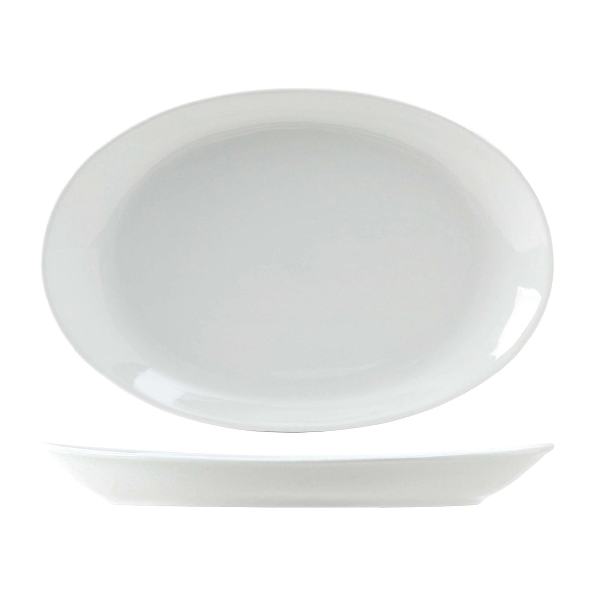 Tuxton ALH Alaska China Platter, 12/Case - 13 3/4"
