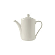 Tuxton AMU Modena China Coffee Pot Lid, White, 6/Case - 11 oz.