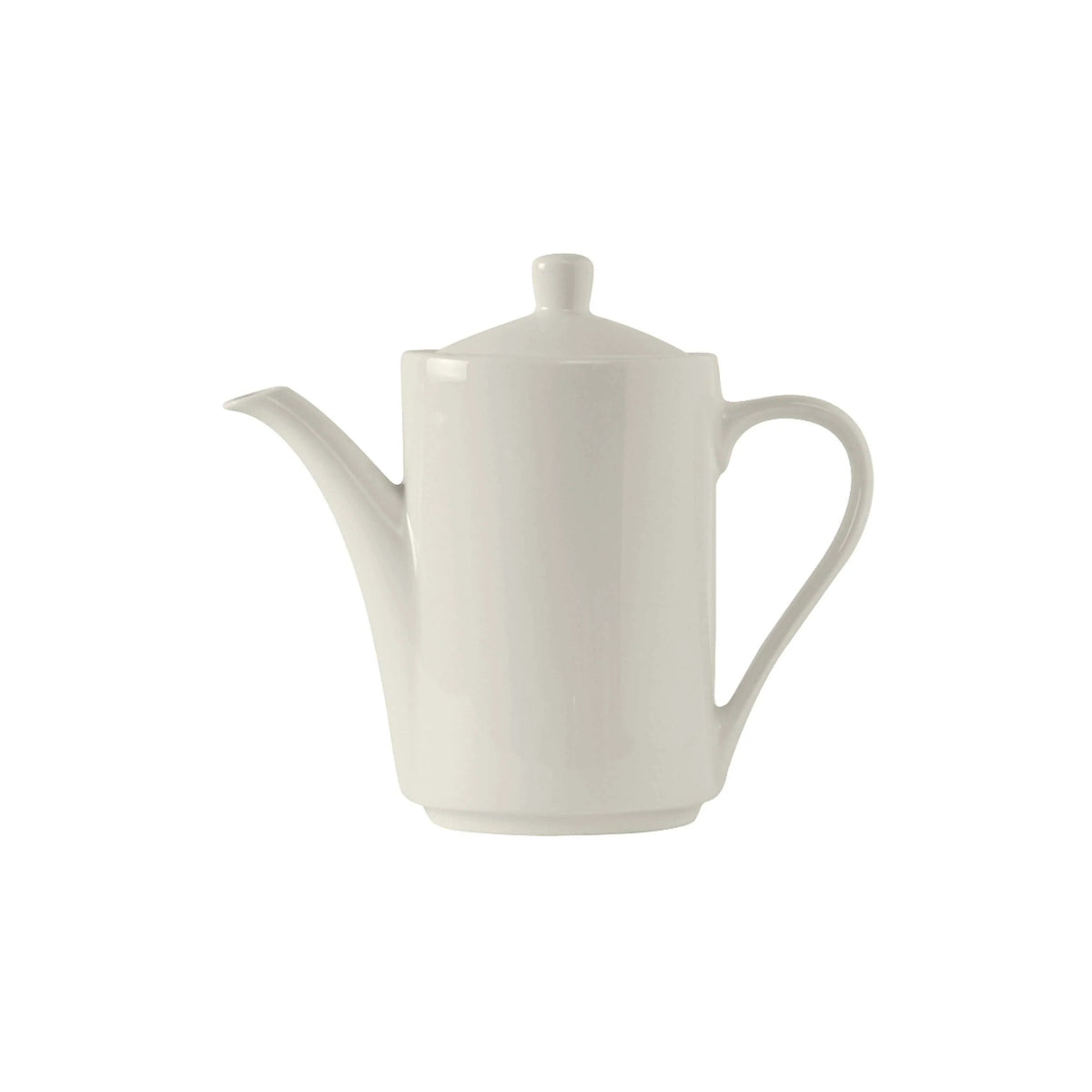 Tuxton AMU Modena China Coffee Pot Lid, White, 6/Case - 21 oz.