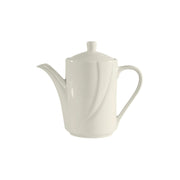 Tuxton ASU San Marino China Coffee Pot Lid, White, 6/Case - 21 oz.