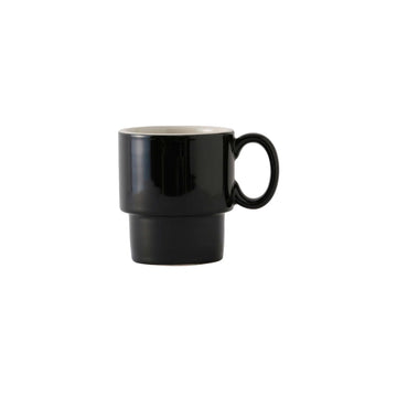 Tuxton China Mug, 10 oz., 24/Case - Black