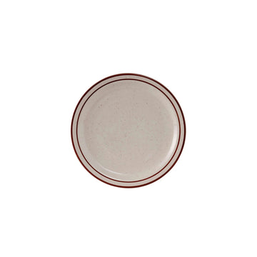 Tuxton TBS Bahamas China Plate, Ivory - 5 1/2"