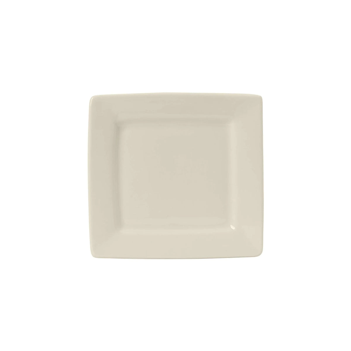 Tuxton BEH-064F Accessories Eggshell China Plate, 6 1/2" x 6 1/2", Ivory, 12/Case - Default Title