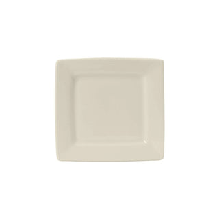 Tuxton BEH-064F Accessories Eggshell China Plate, 6 1/2" x 6 1/2", Ivory, 12/Case - Default Title