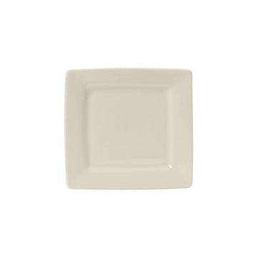 Tuxton BEH-064F Accessories Eggshell China Plate, 6 1/2" x 6 1/2", Ivory, 12/Case - Default Title