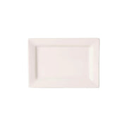 Tuxton Accessories Eggshell China Plate, 5 1/2" x 8", 12/Case - Ivory