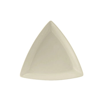 Tuxton BEZ-0908 Accessories Eggshell China Plate, 9" Long, Ivory, 12/Case - Default Title