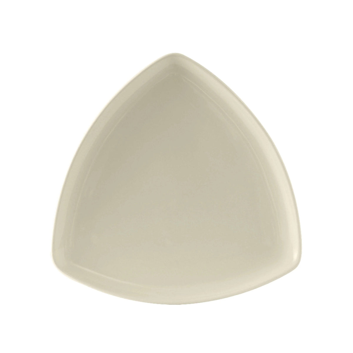 Tuxton Accessories Eggshell China Plate, 11 7/8" x 11 7/8", 12/Case - Ivory