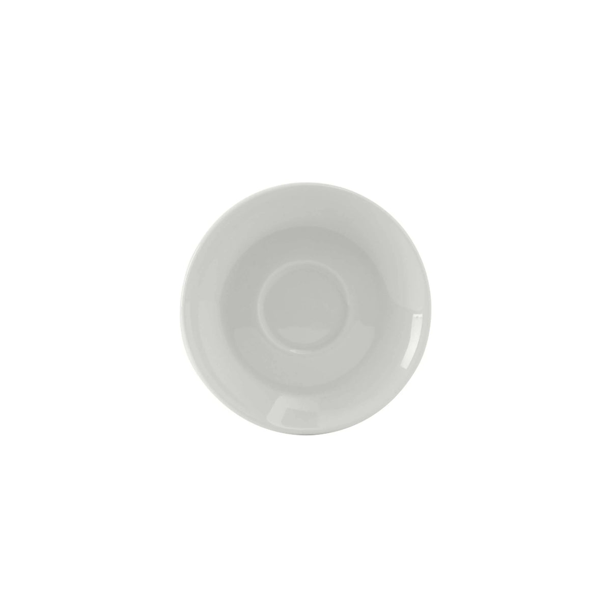 Tuxton China Saucer, 4 5/8" Diameter - White