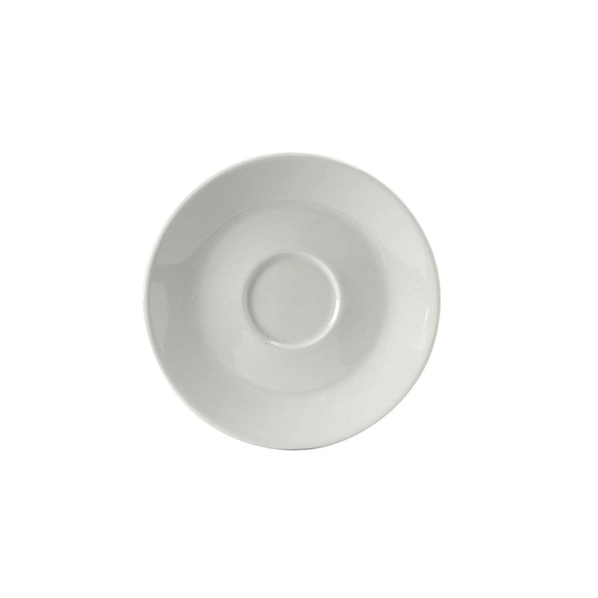 Tuxton China Saucer, 6 3/8" Diameter - White