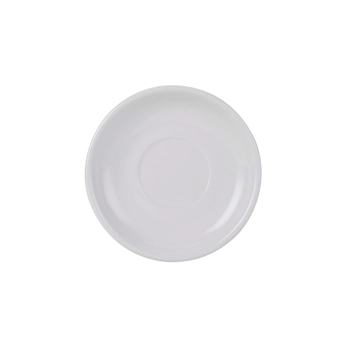 Tuxton China Saucer, 6 3/4" Diameter, 24/Case - Porcelain White