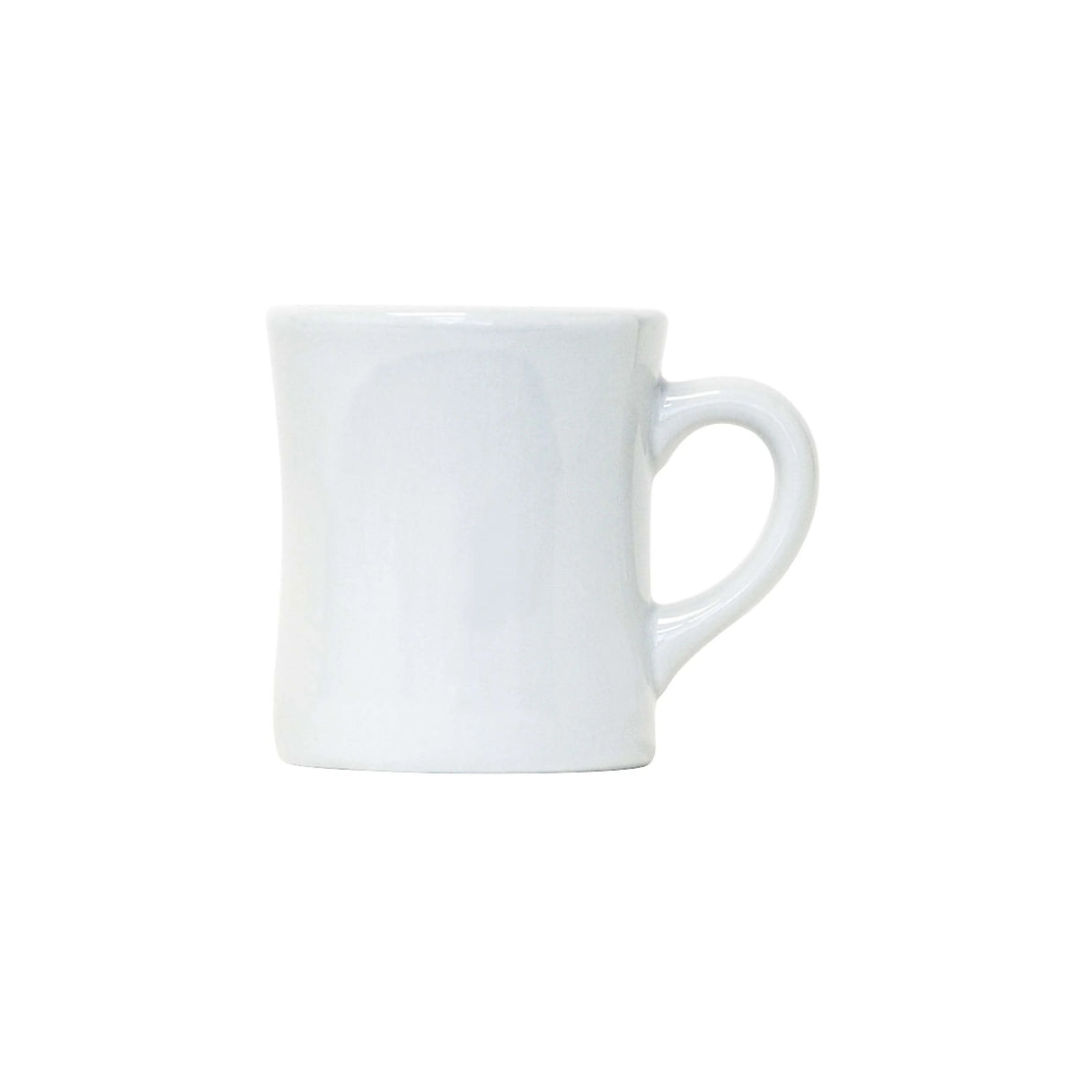 Tuxton China Mug, 9 oz., 24/Case - 3 3/4" / White