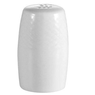 CAC China BST-SS Boston Porcelain Salt Shaker, 1 3/8" Diameter, 48/Case - Default Title