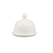CAC China BUT-1 Gourmet Porcelain Butter Dish, 1 oz., 24/Case - Default Title