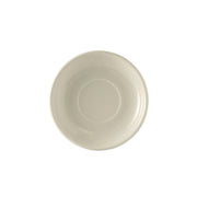 Tuxton China Saucer, 6 3/4" Diameter, 24/Case - Eggshell Cappuccino
