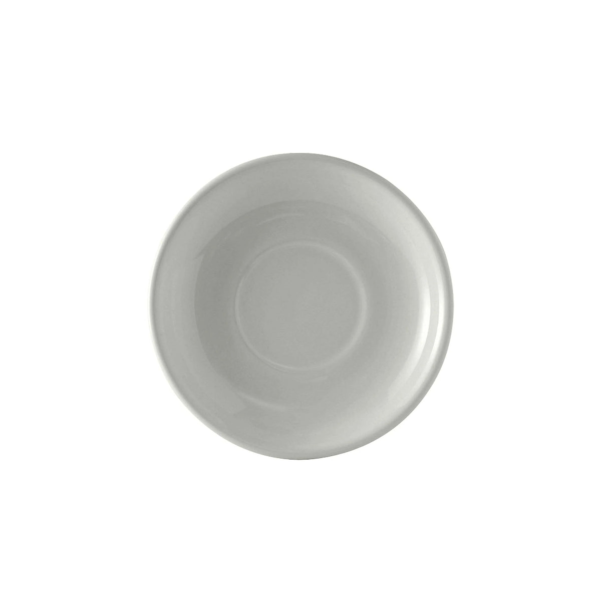 Tuxton China Saucer, 6 3/4" Diameter, 24/Case - White Cappuccino